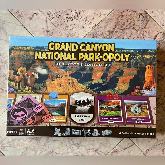 NEW Grand Canyon National Park-Opoly Collector's Edition Game Board - Picture 1 of 2